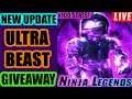 🔴⚡NEW UPDATE!!! ULTRA BEAST PET GIVEAWAY!!!⚡(RobloX Ninja Legends)🔴