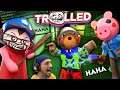PIGGY Book 2: Trolling Robloxians & Bots in Alley's (FGTeeV Funny Roblox Gameplay)