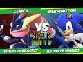 Smash It Up 22 - Zerick (Greninja) Vs. Derpington (Sonic) - SSBU Ultimate Tournament