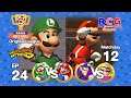 Super Mario Strikers SS1 - Original League EP 24 Match 12 Luigi VS Mario , Waluigi VS Wario