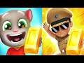 Talking Tom Gold Run VS Little Singham Android Gameplay