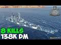 World of WarShips | Missouri | 8 KILLS | 138K Damage - Replay Gameplay 1080p 60 fps