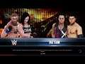 WWE 2K20 Gina Carano Alt.,Conor Mcgregor VS Nikki Cross,Humberto Carrillo Mixed Tag Match