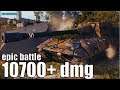 Прикольный бой Яга Е100 против Маусов))) 🌟 WoT Jagdpanzer E 100