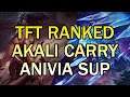 Akali Carry, Anivia Support! | Teamfight Tactics Ranked