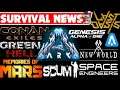 ARK UPDATES Issues! Memories Of Mars Console! Green Hell! Scum - Conan Updates! New World News!