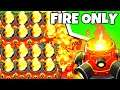 Bloons TD 6, But I Can ONLY Use FIRE! WHAT ROUND CAN I GET TO!