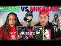 Death Battle! "Blake VS Mikasa (RWBY VS Attack on Titan)" REACTION!!!