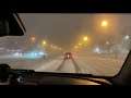 Driving Through First INTENSE WHITEOUT Winter Storm 2021 | Blizzard In Buffalo NY