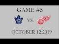 EA NHL20 Detroit Red Wings  Game 5 Detroit vs Toronto