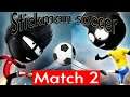 Football World Cup Match 2 | Tiatan Vs Tiger | Stickman Superhero Soccer Match