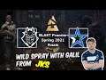 G2 vs Complexity: Дикий спрей с Галила от Jks в 1vs2 ситуации, BLAST Premier Spring Final