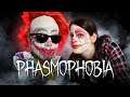 GIOCO A PHASMOPHOBIA CON MIA MOGLIE ( vestito da Clown ) | Phasmophobia