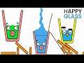 Happy Glass Gameplay Walkthrough All Level 486-520 Draw the Perfect Line (by Lion Studios)