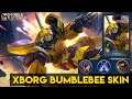 HOW TO PLAY XBORG BUMBLEBEE LIVE GAMEPLAY TRANSFORMERS SKIN MOBILE LEGENDS BANG BANG