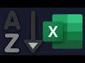 How To Sort Alphabetically - MS Excel