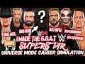 I made the greatest WWE Superstar EVER and watched him dominate the WWE... (WWE 2K Universe Mode)