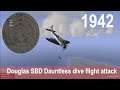 IL-2 1946: Aircombat Douglas SBD Dauntless dive flight attack