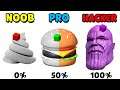 NOOB vs PRO vs HACKER - Paper.io 3D