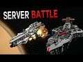 Space Engineers - Multiplayer SERVER Battle!