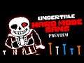 (SPOILERS) FDY!HARDMODE SANS PHASE 1 PREVIEW! (5 ATTACKS!) | My Undertale Fangame