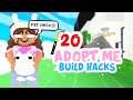 20 *EASY* BUILDING HACKS & TIPS in Adopt Me! Pets & Beds| SunsetSafari