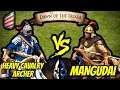 200 (Magyars) Heavy Cavalry Archers vs 200 Elite Mangudai | AoE II: Definitive Edition