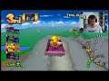 Er wordt GEDUWD en GETROKKEN! - Mario Kart Double Dash (LIVE)