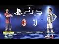 FIFA 22 PS5 JUVENTUS - AC MILAN | MOD Ultimate Difficulty Career Mode UCL Final HDR Next Gen