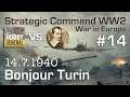 Let's Play Strategic Command WW2 WiE #14: Bonjour Turin (Multiplayer vs. Hobbygeneral)