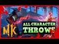 MK11 ALL THROWS/GRABS (Mortal Kombat 11)