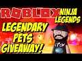 🌎 Roblox | 🔴 Live | Ninja Legends | FREE Legendary GOD Pet Giveaway! 🌎