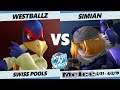 SNS5 SSBM - Westballz  (Falco) Vs. Simian (Sheik) Smash Melee Tournament Pools
