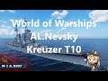 World of Warships Preview A.L Nevsky Kreuzer T10 German/Deutsch