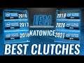 BEST CS:GO CLUTCHES FROM EVERY IEM KATOWICE!