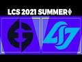 EG vs CLG - LCS 2021 Summer Split Week 3 Day 2 - Evil Geniuses vs Counter Logic Gaming