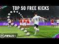 FIFA 21 - TOP 50 BEST FREE KICK GOALS!