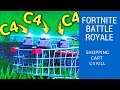 Fortnite Battle Royale 400 IQ Shopping Cart Bomb Delivery