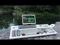 IBM M122 laptop typing demo bolt modded and shoved full of electronics