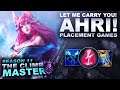 LET ME CARRY YOU! AHRI! - Climb to Master S11 | League of Legends