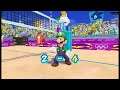 Mario & Sonic en los Juegos Olímpicos Londres 2012 (voleyplaya) de Wii con emulador Dolphin.