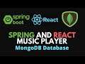 MongoDB Database Setup - Spring Boot and ReactJS Music Player CRUD Application