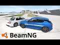 POŚCIGI POLICYJNE w BeamNG.drive Online - Hogaty i Cesar "Testujemy samochody" #02