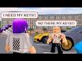 She Stole My Car Keys And Wouldn’t Give It Back.. I Had To Call The Cops.. (Roblox)