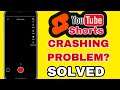 Youtube Shorts Crashing problem solved
