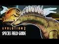 AMARGASAURUS Species Field Guide Jurassic World Evolution 2 | Species Profile #2 JWE 2