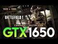 Battlefield 1 | SP & MP | GTX 1650 + I5 10400f | 1080p Maximum Graphics Test