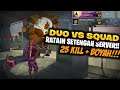 DUO VS SQUAD RATAIN SETENGAH SERVER!!! - GARENA FREE FIRE