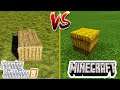 Farming Simulator 19 VS Minecraft : BALE MAKING !!!!