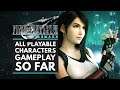 Final Fantasy 7 Remake | All Playable Characters Gameplay So Far - Cloud, Tifa, Aerith & Barret